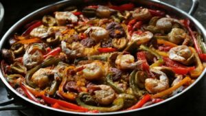 Paella with Shrimp